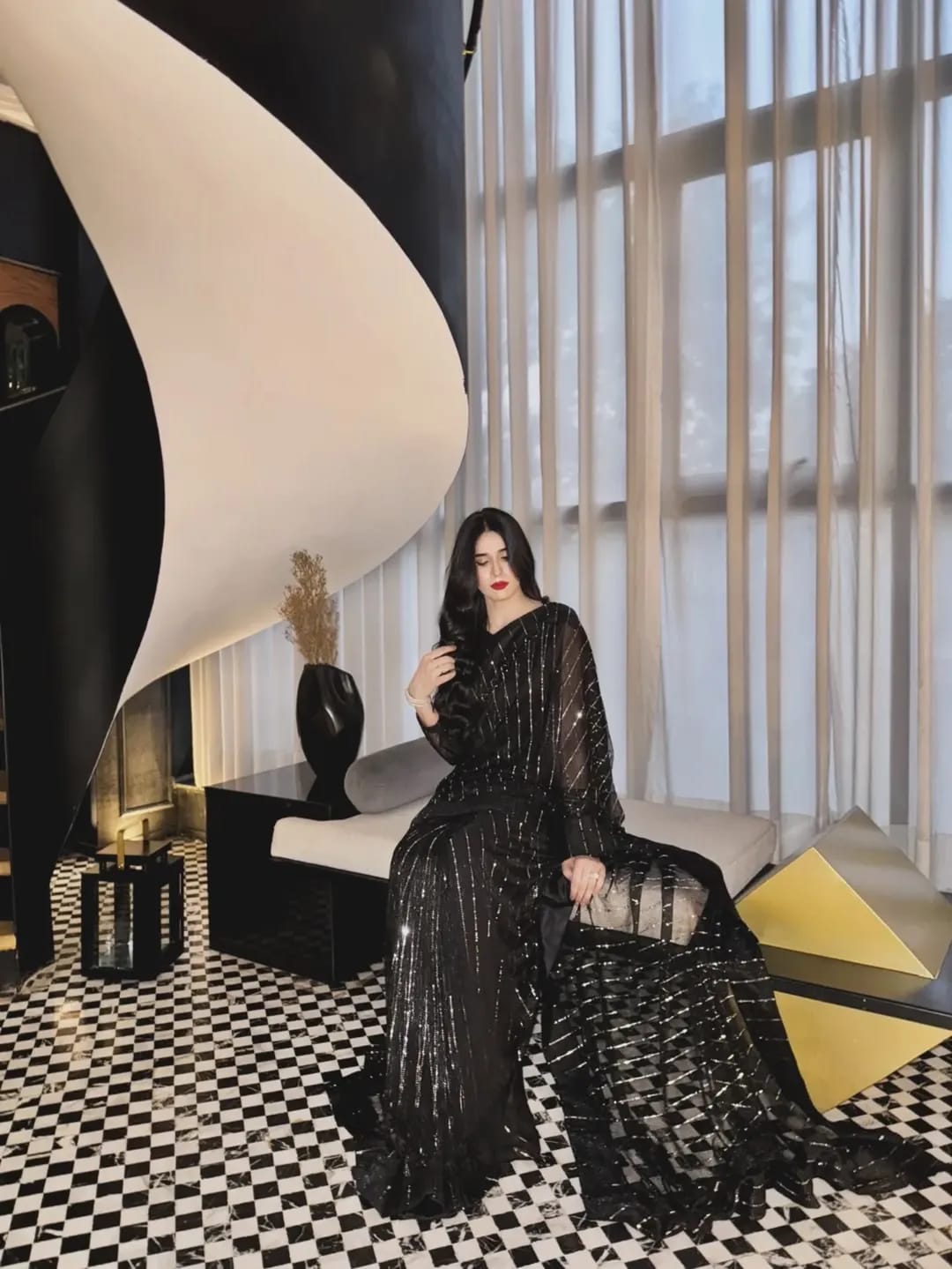 Layla Moonlight Saree with Elegant Looks