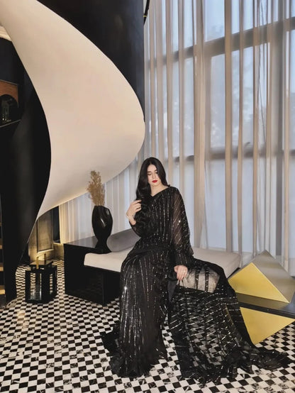 Layla Moonlight Saree with Elegant Looks