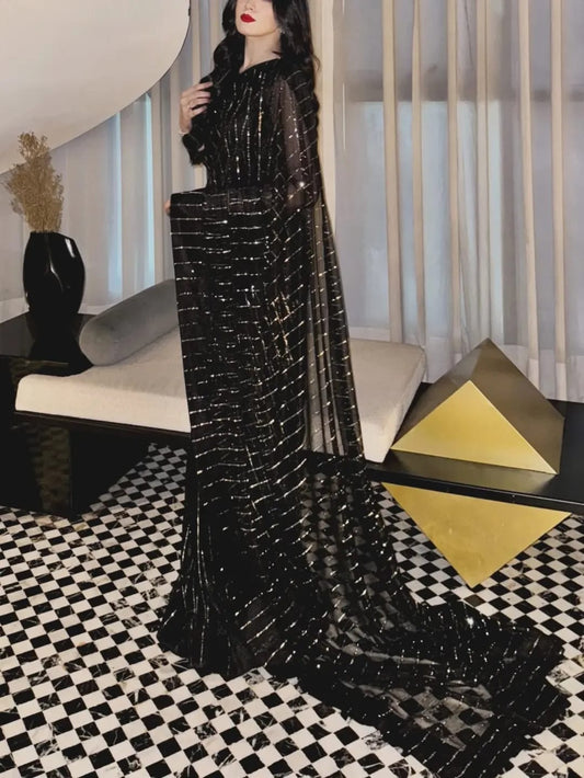 Layla Moonlight Saree with Elegant Looks