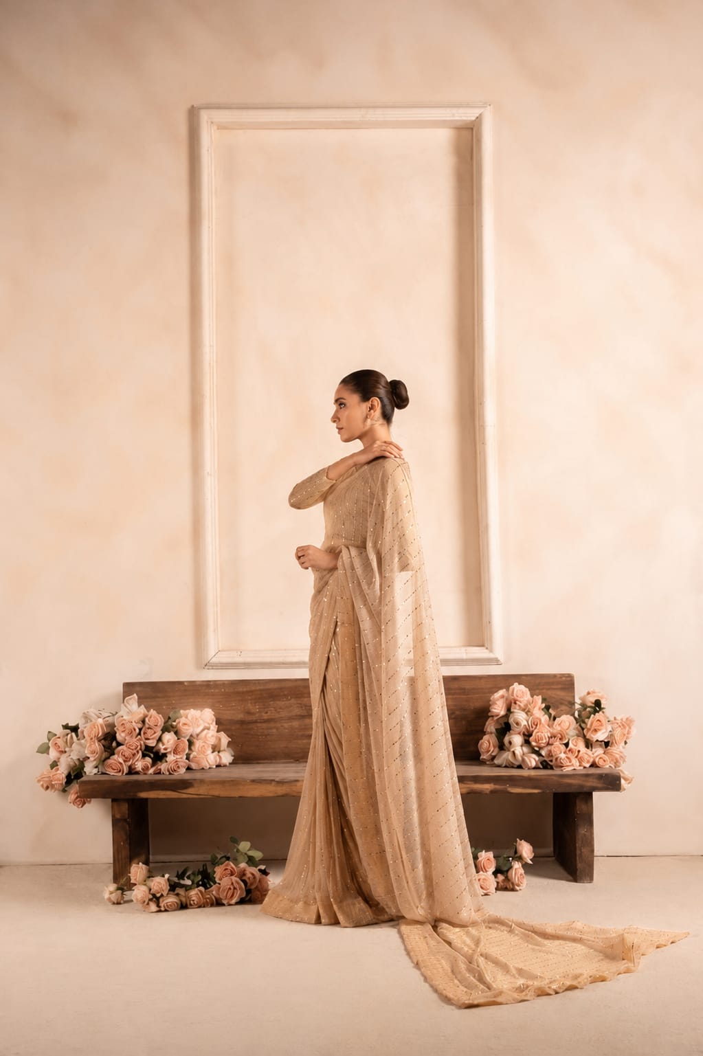 Layla Moonlight Saree with Elegant Looks
